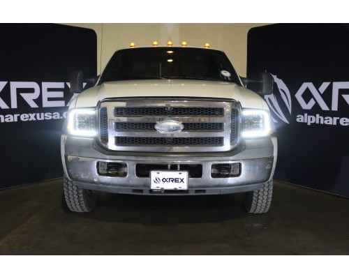 Фары Ford F250, F350, F450, F550, Excursion линзованные галогенные 2005-2007 серия PRO цвет Black Фары Ford F250, F350, F450, F550, Excursion линзованные галогенные 2005-2007 серия PRO цвет Black
