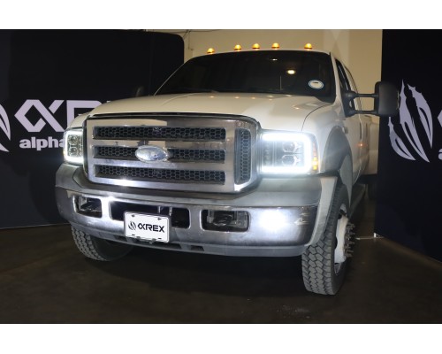 Фары Ford F250, F350, F450, F550, Excursion линзованные галогенные 2005-2007 серия PRO цвет Black Фары Ford F250, F350, F450, F550, Excursion линзованные галогенные 2005-2007 серия PRO цвет Black