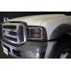 Фары Ford F250, F350, F450, F550, Excursion линзованные галогенные 2005-2007 серия PRO цвет Black