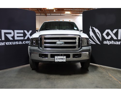 Фары Ford F250, F350, F450, F550, Excursion линзованные галогенные 2005-2007 серия PRO цвет Black Фары Ford F250, F350, F450, F550, Excursion линзованные галогенные 2005-2007 серия PRO цвет Black