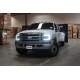 Фары Ford F250, F350, F450, F550, Excursion линзованные галогенные 2005-2007 серия PRO цвет Black