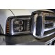 Фары Ford F250, F350, F450, F550, Excursion светодиодные 2005-2007 серия LUXX цвет Black