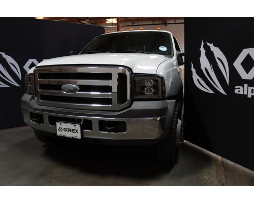 Фары Ford F250, F350, F450, F550, Excursion светодиодные 2005-2007 серия LUXX цвет Black Фары Ford F250, F350, F450, F550, Excursion светодиодные 2005-2007 серия LUXX цвет Black