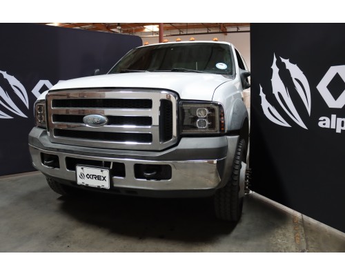Фары Ford F250, F350, F450, F550, Excursion светодиодные 2005-2007 серия LUXX цвет Black Фары Ford F250, F350, F450, F550, Excursion светодиодные 2005-2007 серия LUXX цвет Black