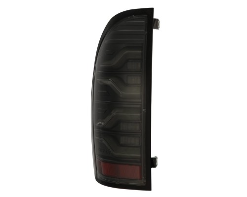 Задние фонари Toyota Tacoma 2005-2015 светодиодные с желтым поворотником серия LUXX цвет Alpha-Black Задние фонари Toyota Tacoma 2005-2015 светодиодные с желтым поворотником серия LUXX цвет Alpha-Black