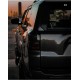 Задние фонари Toyota 4Runner 2010-2023 светодиодные с желтым поворотником серии LUXX цвет Black