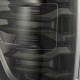 Задние фонари Ford F150 2021-2023 светодиодные с желтым поворотником серии LUXX цвет Alpha-Black