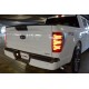 Задние фонари Ford F150 2021-2023 светодиодные с желтым поворотником серии LUXX цвет Alpha-Black