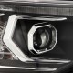 Фары Toyota 4Runner 2014-2024 линзованные галогенные серии PRO MK II цвет Black