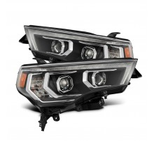 Фары Toyota 4Runner 2014-2024 линзованные галогенные серии PRO MK II цвет Black