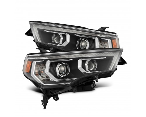 Фары Toyota 4Runner 2014-2024 линзованные галогенные серии PRO MK II цвет Black Фары Toyota 4Runner 2014-2024 линзованные галогенные серии PRO MK II цвет Black