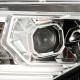 Фары Toyota 4Runner 2014-2024 линзованные галогенные серии PRO MK II цвет Chrome