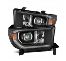 Фары Toyota Tundra 2007-2013 и Toyota Sequoia 2008-2017 Alpharex галоген плюс светодиод серии G2 PRO Black (без электрокорректора)