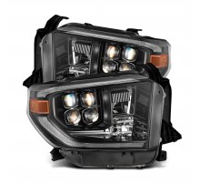 Фары для Toyota Tundra 2014-2021 светодиодные серии NOVA MK2 цвет Alpha-Black