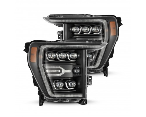 Фары Ford F150 2021-2023 и F150 Raptor 2021-2023 светодиодные NOVA-серия Black Фары Ford F150 2021-2023 и F150 Raptor 2021-2023 светодиодные NOVA-серия Black