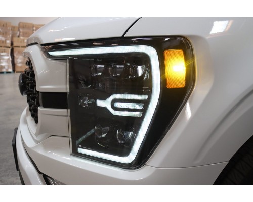 Фары Ford F150 2021-2023 и F150 Raptor 2021-2023 светодиодные NOVA-серия Alpha-Black Фары Ford F150 2021-2023 и F150 Raptor 2021-2023 светодиодные NOVA-серия Alpha-Black