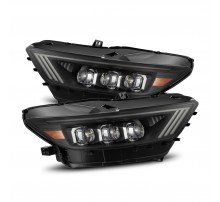 Фары Ford Mustang 15-17 и Mustang Shelby 18-20 GT350 GT500 светодиодные серия NOVA цвет Black