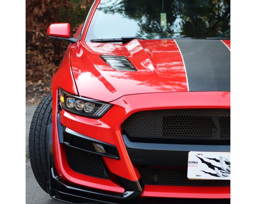 Фары Ford Mustang 2015-2017 и Mustang Shelby 2018-2020 GT350 GT500 светодиодные серия NOVA цвет Black Фары Ford Mustang 2015-2017 и Mustang Shelby 2018-2020 GT350 GT500 светодиодные серия NOVA цвет Black