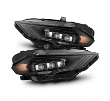 Фары Ford Mustang 18-23 светодиодные серия NOVA цвет Alpha-Black
