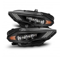 Фары Ford Mustang 18-22 светодиодные серия NOVA цвет Black