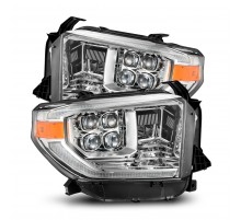 Фары для Toyota Tundra 2014-2021 светодиодные серии NOVA MK2 цвет Chrome