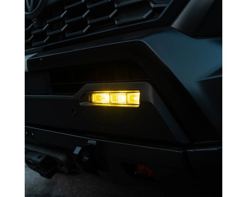 Противотуманные фары 24-25 Toyota Tacoma / 22-25 Tundra/Sequoia / 25 4Runner двухцветные светодиодные Противотуманные фары 24-25 Toyota Tacoma / 22-25 Tundra/Sequoia / 25 4Runner двухцветные светодиодные