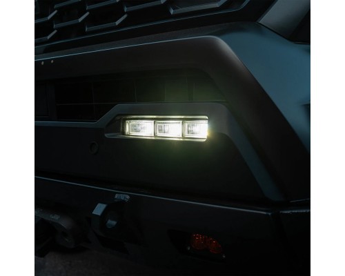 Противотуманные фары 24-25 Toyota Tacoma / 22-25 Tundra/Sequoia / 25 4Runner двухцветные светодиодные Противотуманные фары 24-25 Toyota Tacoma / 22-25 Tundra/Sequoia / 25 4Runner двухцветные светодиодные