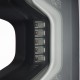 Задние фонари Chevrolet Silverado 1500 2019-2024 / Silverado 2500HD/3500HD 2020-2024 светодиодные с красным поворотником серия PRO цвет Jet Black