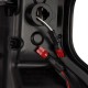 Задние фонари Chevrolet Silverado 1500 2019-2024 / Silverado 2500HD/3500HD 2020-2024 светодиодные с красным поворотником серия PRO цвет Jet Black