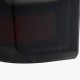 Задние фонари Chevrolet Silverado 1500 2019-2024 / Silverado 2500HD/3500HD 2020-2024 светодиодные с красным поворотником серия PRO цвет Jet Black