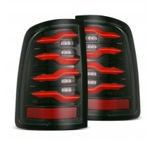 Задние фонари Dodge Ram 09-18 и Ram 1500 Classic 18-24 серия LUXX светодиодные цвет Black-Red