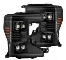 Фары Ford F250 F350 F450 Super Duty 20-22 светодиодные серия NOVA MKII цвет Alpha-Black