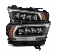 Фары Dodge Ram 1500 2019-2024 светодиодные серии NOVA (2500 MK2 стиль) цвет Black