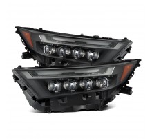Фары Toyota RAV4 19-25 (простая комплектация) светодиодные серии NOVA цвет Black
