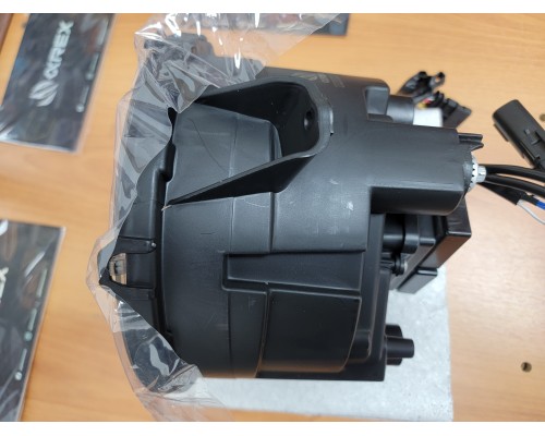 Фары Jeep Wrangler JL 2018-2025 и Jeep Gladiator JT 2019-2025 светодиодные серия NOVA цвет Alpha-black