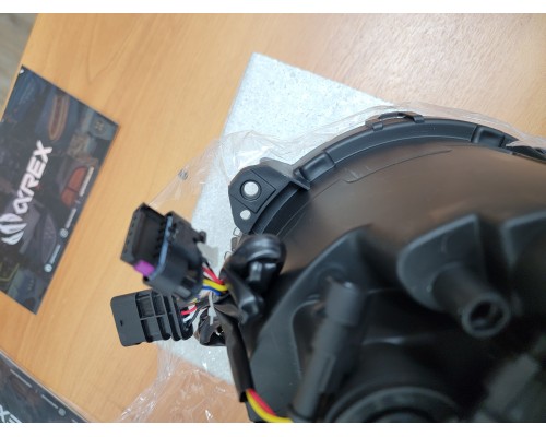 Фары Jeep Wrangler JL 2018-2025 и Jeep Gladiator JT 2019-2025 светодиодные серия NOVA цвет Alpha-black