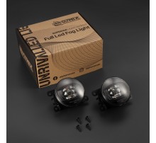 Противотуманные фары Acura Ford Honda Jaguar Lincoln Mitsubishi Nissan Subaru светодиодные DoubleTap Dual Color 
