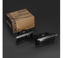 Противотуманные фары Chevrolet Silverado 07-13/Tahoe/Avalanche/Suburban 07-14 ( с 4×4 пакетом) светодиодные прямоугольные DoubleTap двухцсветные