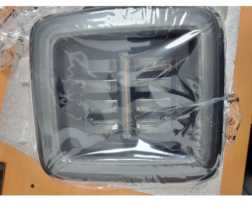 Задние фонари Jeep Wrangler JL 2018-2025 серия NOVA призматические цвет Alpha-Black