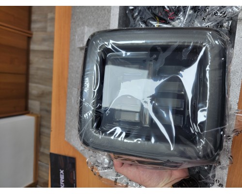 Задние фонари Jeep Wrangler JL 2018-2025 серия NOVA призматические цвет Alpha-Black