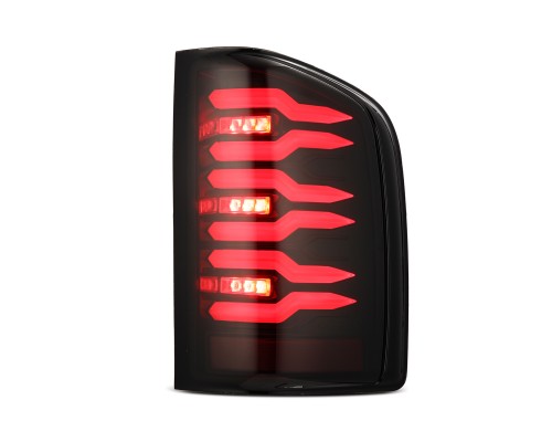 07-13 Chevy Silverado LUXX-Series LED Tail Lights Black-Red 07-13 Chevy Silverado LUXX-Series LED Tail Lights Black-Red