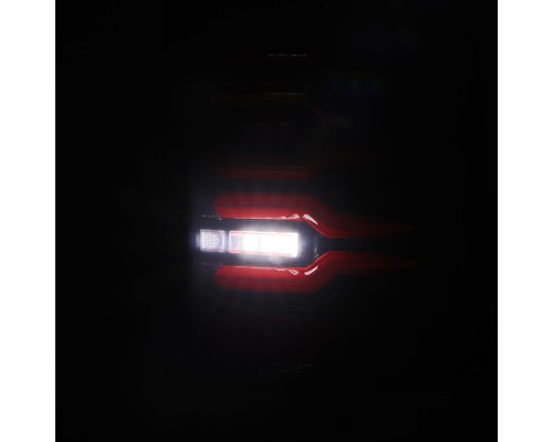07-13 Chevy Silverado LUXX-Series LED Tail Lights Black-Red 07-13 Chevy Silverado LUXX-Series LED Tail Lights Black-Red
