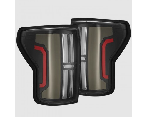 Задние фонари Toyota Tundra 2007-2013 с желтым поворотником серии NOVA цвет Black Задние фонари Toyota Tundra 2007-2013 с желтым поворотником серии NOVA цвет Black