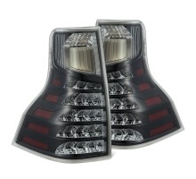 Задние фонари Luxus GX460 14-23 светодиодные с желтым поворотником серии PRO цвет Black