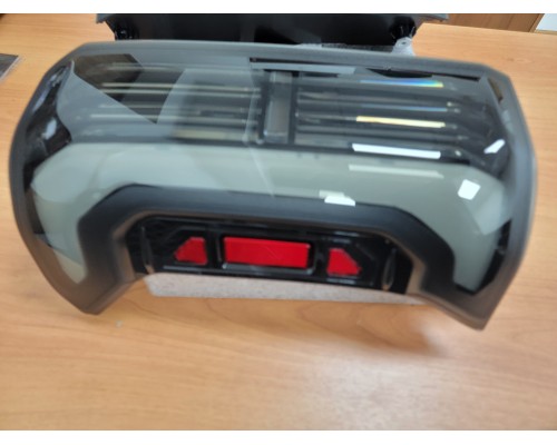 Задние фонари Toyota Tacoma 2005-2015 светодиодные с желтым поворотником серия NOVA цвет Alpha-Black 