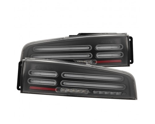 Задние фонари Nissan Z 2023-2025 с желтым поворотником Quad-Loop Nova цвет Black Задние фонари Nissan Z 2023-2025 с желтым поворотником Quad-Loop Nova цвет Black