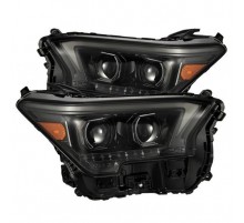 Фары Toyota Tacoma 24-26 и Toyota 4Runner 25-26 светодиодные серии LUXX OG стиль цвет Alpha-Black