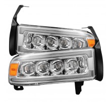 Фары Dodge Ram 1994-2002 светодиодные серии NOVA цвет Chrom