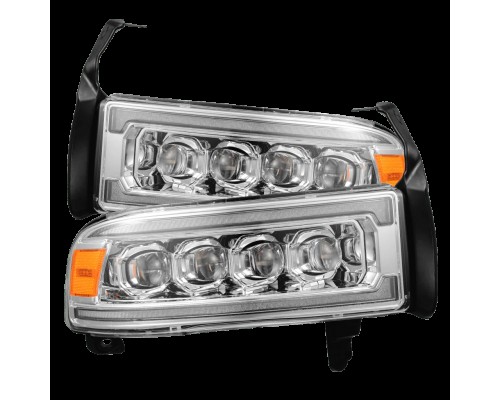 Фары Dodge Ram светодиодные 1994-2002 серии NOVA цвет Chrom