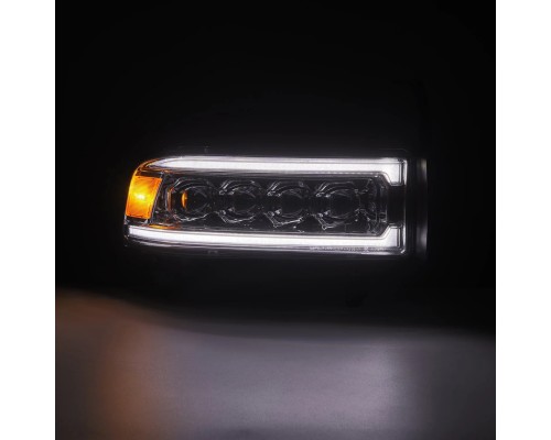 Фары Dodge Ram светодиодные 1994-2002 серии NOVA цвет Chrom